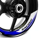 For Yamaha YZF-R1M 15-24 23 22 21 20 Wheel Inner Rim Stickers 17 inch S06W Blue
