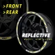 Reflective Wheel Sticker Stripes SH15 For Kawasaki Z650 17-21 20 19 18