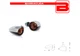BARRACUDA CHROME DARK LAMP ARROWS APPROVED for Honda XR 250 SM Dall'Ara