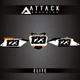 Attack Graphics Elite Number Plate Backgrounds For KTM 150 XC 2013
