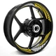 For Suzuki SV 650X 19-20 0 Motorcycle Inner Rim Sticker B01B Yellow