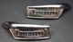 Triumph 650 750 Gas Fuel Tank Badges / Emblems T120 T140 T100 TR6 TR7 NICE!