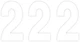 Factory Effex FX02-4372 Pro Numbers 8in. - No. 2 - White