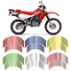 Tire Rim Wheels Sticker Decal Reflective For HONDA XR600R XR650R XR 650L/650LL