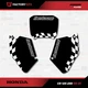 Number Plate # Racing Graphics Kit fit Honda Cr125 Cr250 Decal 00-01 CR 125 250