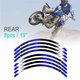 21" 19" R01B Dirt Bike Wheel Rim Stickers For Honda CRF 250R 03-23 22 21 20