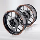 Orange 17'' Rim Wheel Sticker Decal Strip Tape W01B For Honda CBR600RR