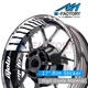 White Racing MOTO Wheel Decal Stickers For Yamaha FZ10 MT-10 2018-2021