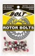 BOLT 2009-YRTR Rotor Bolt Kit Yamaha YZ125 WR 12 Pack