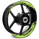 For Yamaha MT10 18-24 23 22 21 20 19 Wheel Inner Rim Stickers 17 inch S08B Green