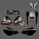 Graphics Decals Kit For Honda XR250R XR400R 1996 1997 98 99 00 01 2002 2003 2004