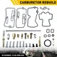 Carburetor Carb Repair Rebuild Kit For Honda CRF250X CRF250R CRF450R 2004-2017