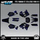 Graphics Kit for Yamaha YZ250 YZ125 (1996-2001) YZ 250 YZ 125 Twitch - Blue