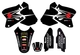 SUZUKI DRZ400 Drz400s Black Graphics Kit Decals Drz400sm drz400e Thick 21mm