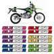 For Kawasaki KLX650R Motorcycle Swing Arm Decal Sticker Graphics Kit 2pcs 9x1.5"