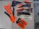 FLU DESIGNS PTS5 TEAM KTM GRAPHICS 2005 2006 SXF  SX & 2006 2007 EXC XCFW  XCW