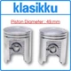 Fits For Suzuki GT185 GT-185 GT 185 PISTON STD Pair Set Kolben STANDARD
