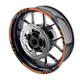 For Honda CB650R 19-24 23 22 21 20 Wheel Edge Rim Stickers 17 inch C01B Orange