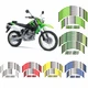 21" 18" RIM STRIPES WHEEL STICKERS FOR KAWASAKI KLX 230/R 300/R 400/R 450R