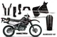 Dirtbike Graphic Stickers Decals For Honda XR650L 1993-2025 SUBDUED FLAG