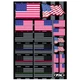 Factory Effex Red/White/Blue Decal Sticker Sheet 27-68000