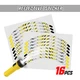 SH11 Red Reflective Wheel Sticker Tape For Honda CB 919 Hornet 900 2002-2007