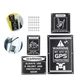 For YAMAHA YFZ450R Aluminum Warning Tags Fender Plates Sticker Badges 2014-2024