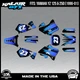 Graphics Kit for Yamaha YZ250 YZ125 (1996-2001) YZ 250 YZ 125 Splash- Blue Shift