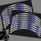For Suzuki GSF1250 Bandit 16 17 18 17 inch Blue Reflective Wheel Stickers SH25