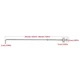10''-12'' Rear Drum Brake Rod For Honda XR50 CRF50 PW50 TTR50 50-125CC Pit Bike