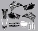 Fits Yamaha YZF250-450 2006 to 2009 yzf450 yz250f graphic kit stickers YZF