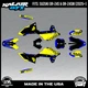 Graphics Kit for Suzuki DR-Z4S DR-Z4SM DRZ4SM 2025 2026 Evader-YELLOW