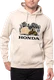 HONDA APPAREL LEM25S-M51-L Honda Heritage Goldwing Hoodie Tan Large