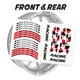 SP13 17'' Rim Wheel Stickers Decal For Suzuki GSXR750 92-21 20 19 18 17 16 15