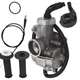 Carburetor W/ Throttle&Cable Grip Casing Set For Honda XR80 XR80R XL75 XR75 XL70