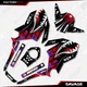 Red & Purple Savage Graphics kit fits Honda Grom 125 2013 2014 2015 2016 MSX125