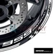 White Rim Tape 17 inch Wheel Decal Sticker AA02 Fit Ducati 959 PANIGALE 15-19 18