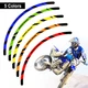 21''&18'' W02B Dirt Bike Strips Rim Sticker For Kawasaki KLX 140G 2017-2020