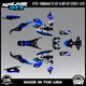 Graphics Kit for YAMAHA FZ-07 MT-07 (2021-2023) Carnage Series - Blue