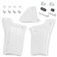 Left & Right Side Panels Covers Set White for Honda XR200R 1984 1985 1986-2002