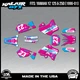 Graphics Kit for Yamaha YZ250 YZ125 (1996-2001) YZ 250 YZ 125 Evader - Cyan
