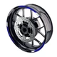 Blue R02B Wheel Decal Rim Sticker For Kawasaki VULCAN 650 2015-2020 19 18 17 16