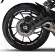 Yamaha MT-09 MT09 Wheel Rim Sticker Decals Set Front & Rear 17" White & Black
