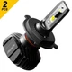 2/4Pcs AUXITO 9003 H4 LED Headlight Bulbs Kit Hi/Lo Beam Super Bright White
