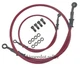 Front + Rear Brake Braided Hose Line for Honda CRF250R CRF250RX CRF450R CRF450RX