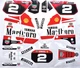Yamaha DT 125 1991 2003 4BL DE03 Marl Black Decor Decal Sticker