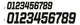 Dcor Race Series Individual Numbers 4in. - No.9 - Black Motorcycle ATV/UTV
