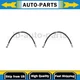 Rear Brake Hose Line 2x For Honda Civic 1.6L 1992-1994