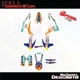 Graphics Kit Decals RT1 Blue For KTM SX SXF EXC XCW 125 250 450 2019-2022