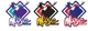 Moose Racing Moose Offroad Decals - 3pk - 4320-2531